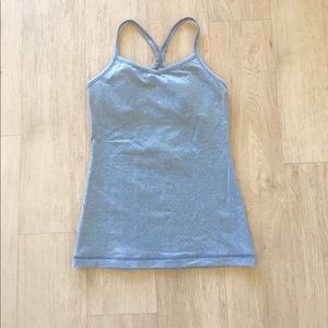 YogaSmoga Soft Gray Tank. XS.